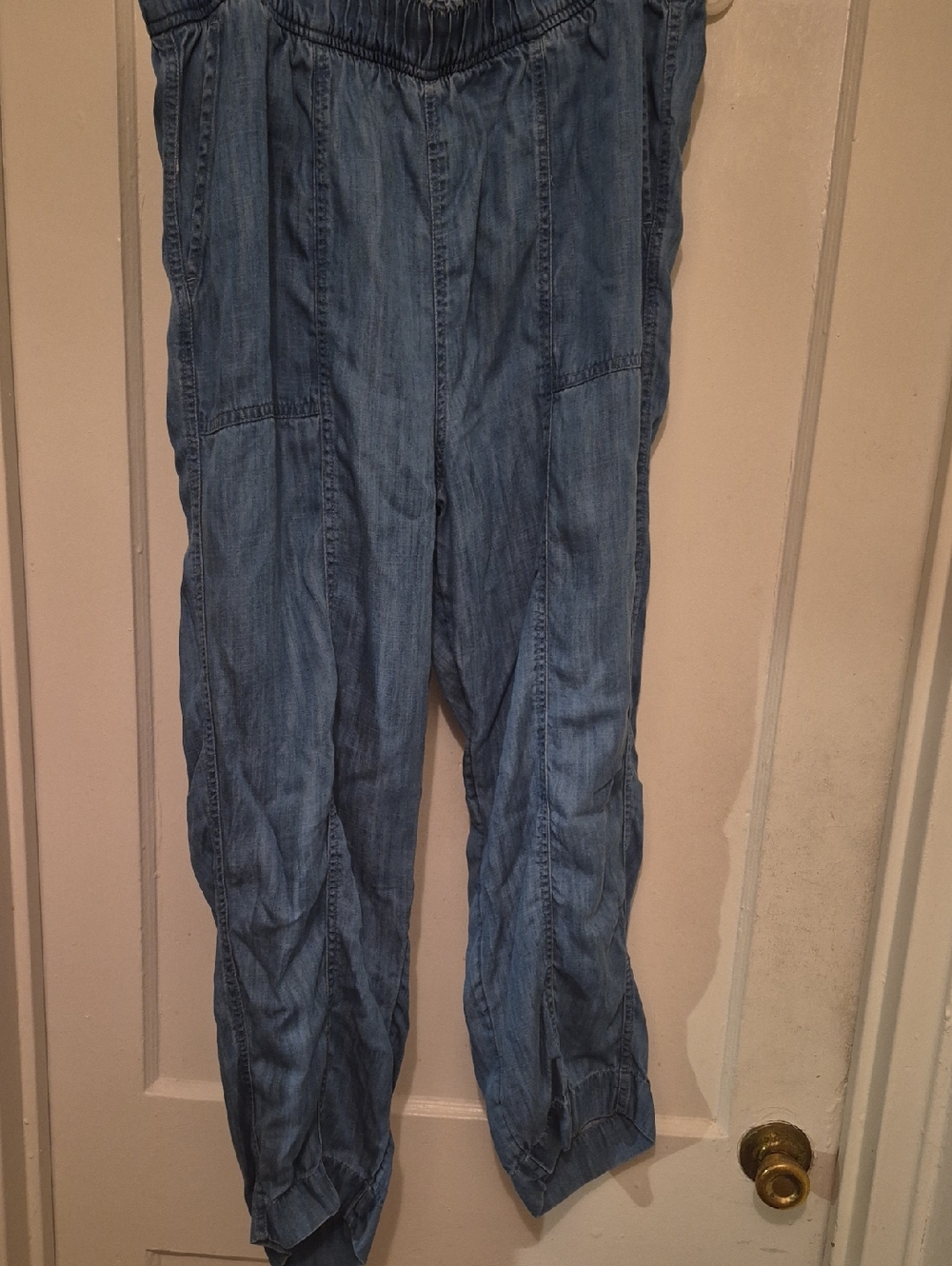 Wonderly Light Blue Denim Joggers